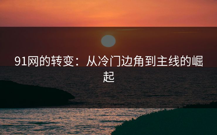 91网的转变：从冷门边角到主线的崛起